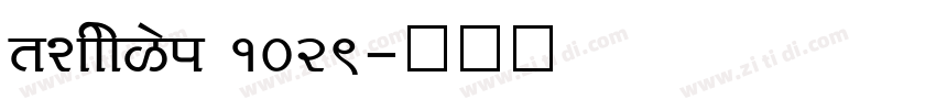 Version 1029字体转换